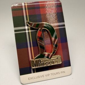 Disney VIP Tours Exclusive Plaid D Pin Disneyland Private VIP Tour